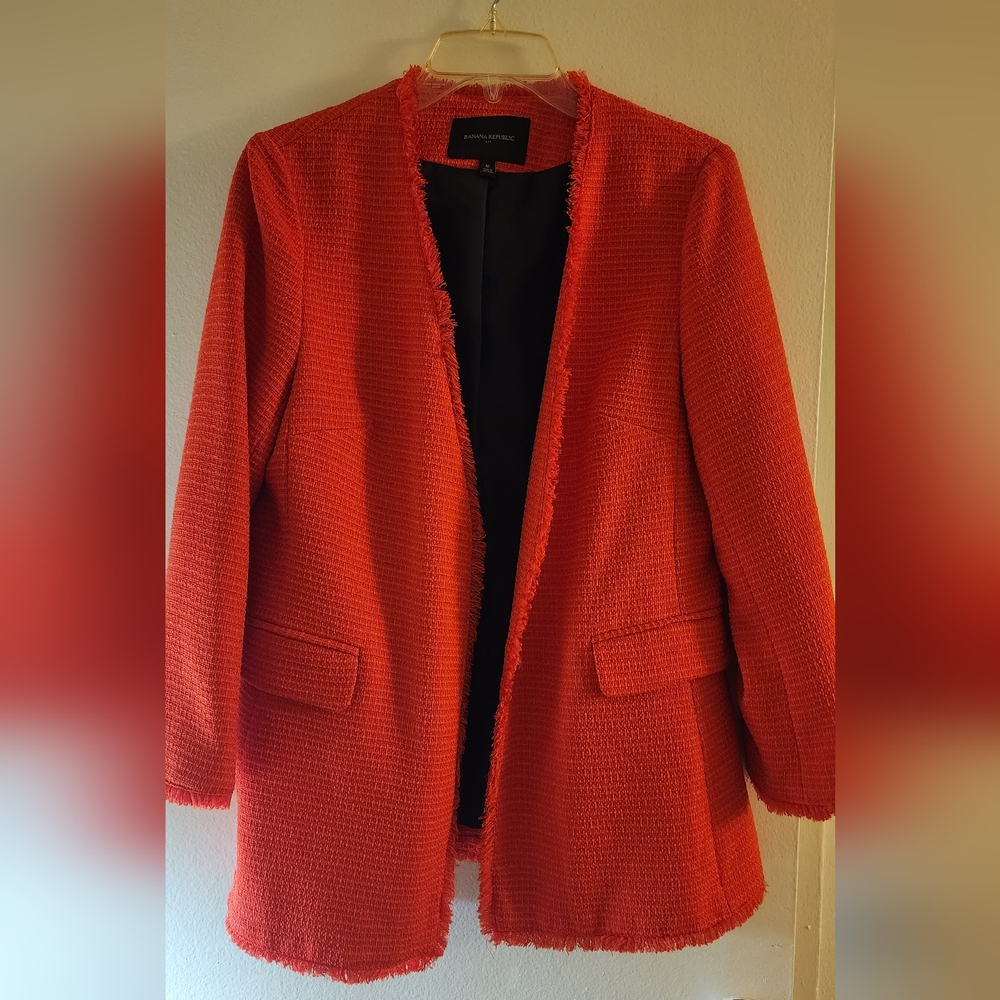Banana Republic Red Blazer